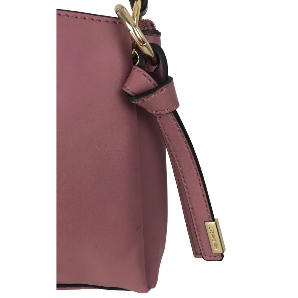 Nine West Womens Dusty Orchid Crossbody Purse Bag Purple - Picture 4 of 15